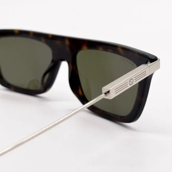 NEW AUTHENTIC GUCCI GG1437S 002 SQUARE MEN SUNGLASSES GUCCI